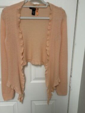 Laundry Cashmere Cropped Sweater SZ M